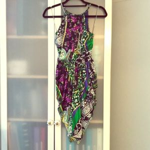 Halter cocktail dress